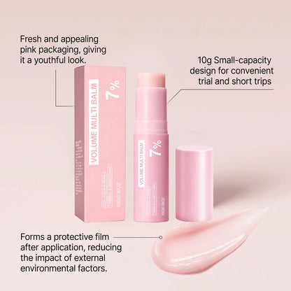 Korean Collagen Volume Balm Stick Face Lip Eye Moisturizing Hydrating Portable Solid Stick for Women Daily Skincare Treatment
