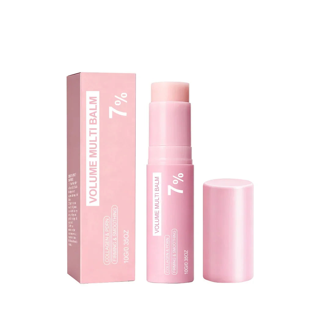 Korean Collagen Volume Balm Stick Face Lip Eye Moisturizing Hydrating Portable Solid Stick for Women Daily Skincare Treatment
