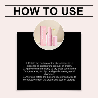 Korean Collagen Volume Balm Stick Face Lip Eye Moisturizing Hydrating Portable Solid Stick for Women Daily Skincare Treatment