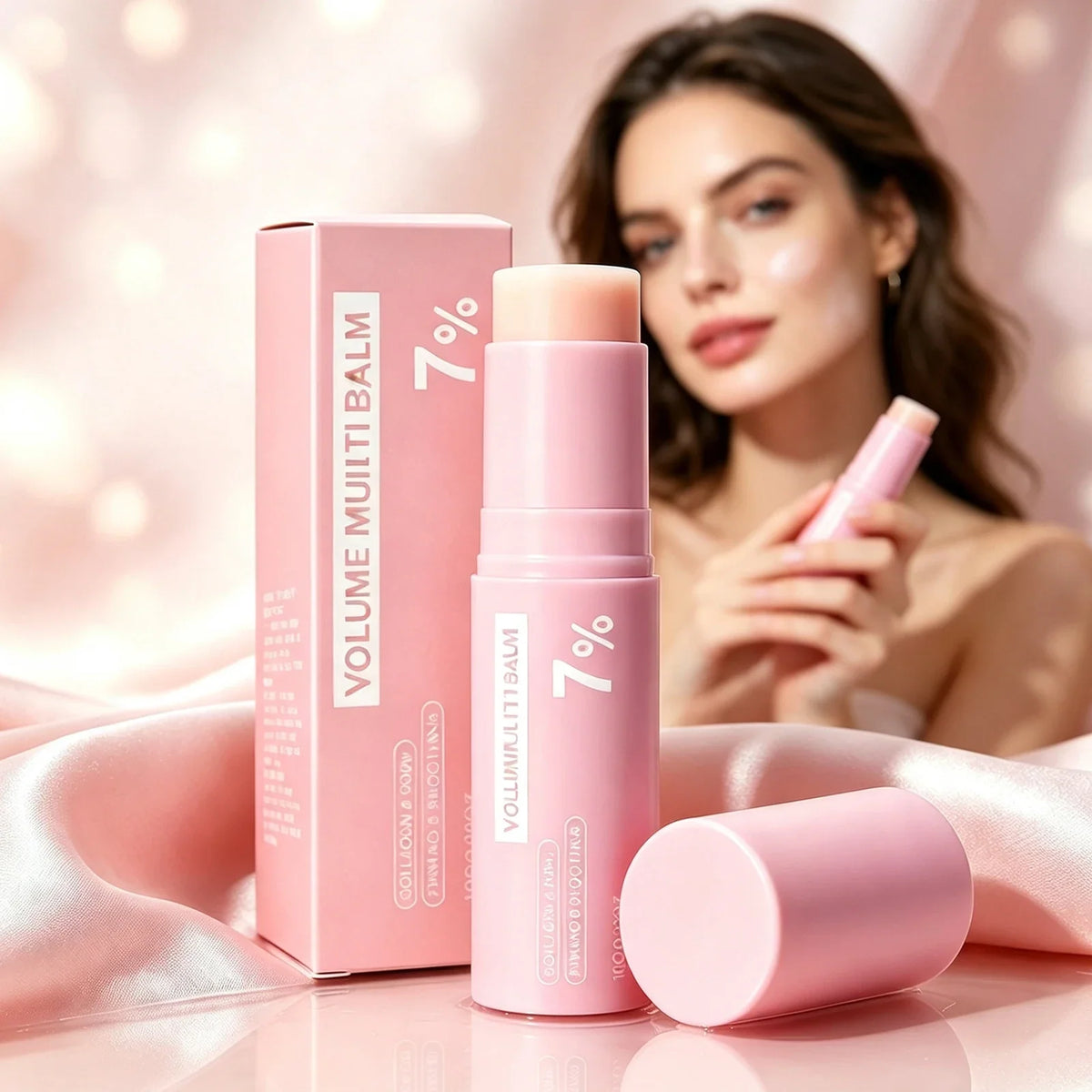 Korean Collagen Volume Balm Stick Face Lip Eye Moisturizing Hydrating Portable Solid Stick for Women Daily Skincare Treatment