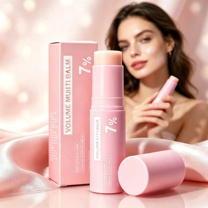 Korean Collagen Volume Balm Stick Face Lip Eye Moisturizing Hydrating Portable Solid Stick for Women Daily Skincare Treatment